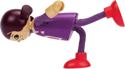 Vista 3 de Hape Muñeca hija de madera moderna de la familia