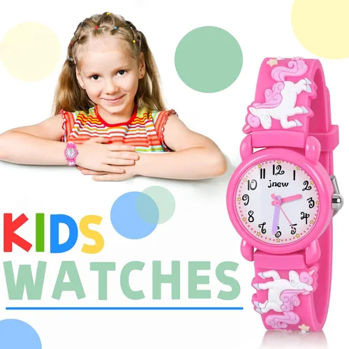 Vista 2 de Watch for Boys Girls, 3D Lovely Cartoon Watch for Kids Age 3-8 - Best Gifts