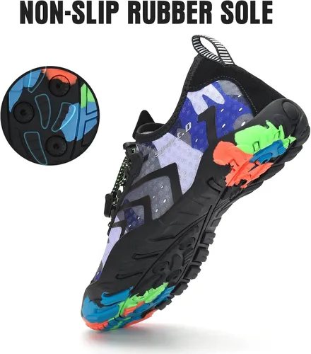 Vista 4 de Seabone Unisex Water Shoes Quick Dry Swim Beach Aqua Shoes for Pool Kayak Surf