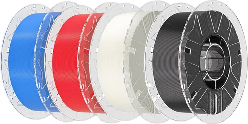 Vista 58 de Creality Hyper PLA Filamento 1.75mm, filamento RFID para impresora 3D PLA de alta velocidad 30-600mm/s, 1kg(2.2lbs)/carrete Filamento compatible