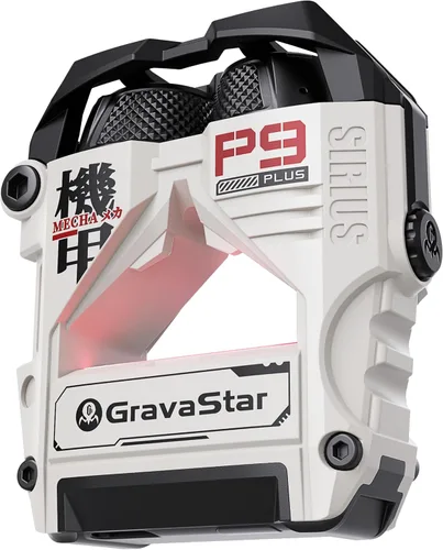 Vista 9 de GravaStar Sirius Plus - Audífonos inalámbricos verdaderos, Bluetooth 5.3 con cancelación activa de ruido ANC audífonos, tiempo de reproducción de 28