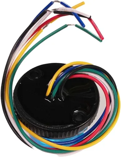 Vista 6 de SpeedTech Lights Flare 360° 6 LED 18 W Luz estroboscópica – Bombilla de botón oculta, faro de peligro para vehículos de policía, construcción Rojo