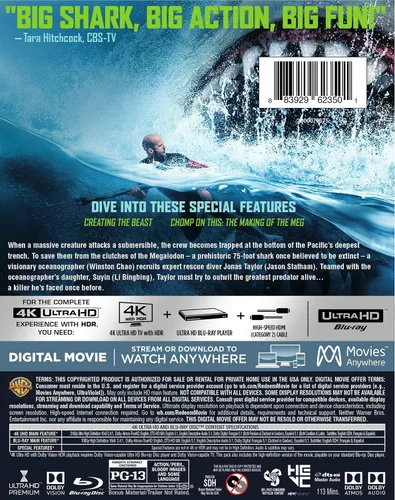 Vista 2 de Meg (4K Ultra HD + Blu-ray)