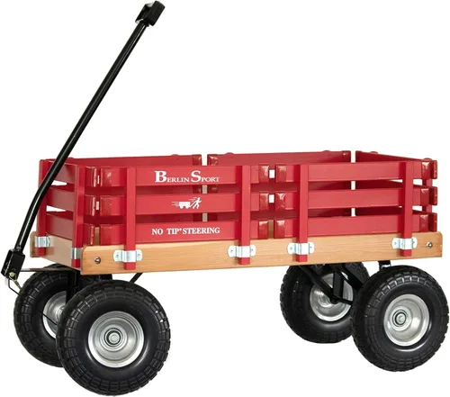 Vista 9 de Carreta Deportiva Berlin Flyer - Modelo F410 - Fabricada por Amish en Ohio, EE. UU. - Neumáticos antipinchazos de 10 pulgadas (Azul)