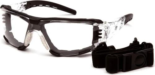 Vista 3 de Pyramex Fyxate - Gafas de seguridad con lente transparente antivaho H2MAX