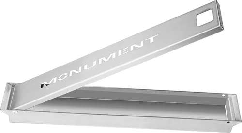 Vista 2 de Monument Grills 98457 Caja de humo de acero inoxidable para modelos de parrilla Denali 405, Denali 425, Denali 605, 24633, 24367, 35633, 41847NG
