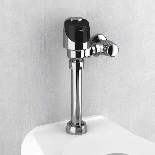 Vista 4 de Sloan G2 RESS-U 0.5 GPF Sensor expuesto para orinario Flushometer - Funciona con pilas, sensor infrarrojo, duración de la batería de 6 años