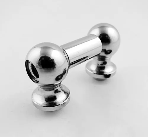 Vista 3 de Paquete de 6 lengüetas de tambor plateadas, de un solo extremo, con tornillos de montaje, piezas de percusión (26mm/1")