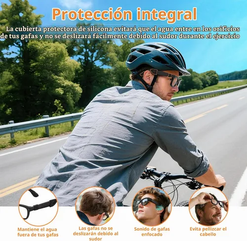 Vista 3 de HIBLOKS Cubierta de silicona impermeable y agarre para gafas para Ray-Ban Meta