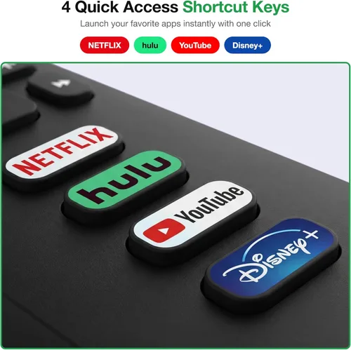 Vista 5 de Control remoto universal para televisores Roku TV, reemplazo