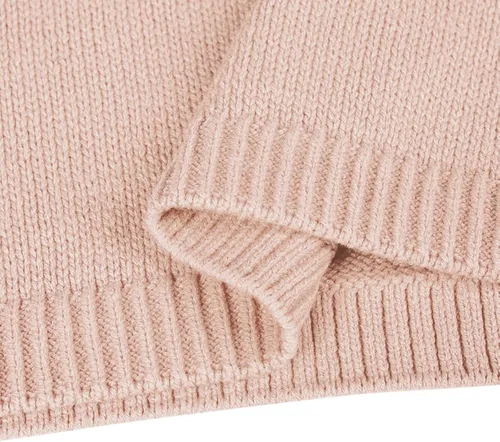 Vista 5 de Kid Nation Suéteres para niñas adolescentes y niñas pequeñas, lindo suéter de punto con cuello redondo