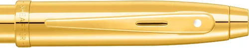 Vista 4 de Sheaffer 100 9372 Brillante PVD Gold Pen con PVD Chapado en Oro Bordes (Ballpoint)