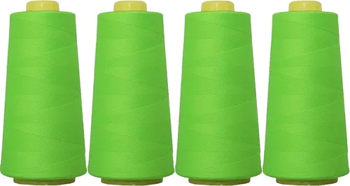 Vista 69 de Threadart Hilo Serger - Costura Poliéster - 2750 Yard Cono 40/2 - Aguamarina Polyester serger thread for overlock sewing, seams and garment