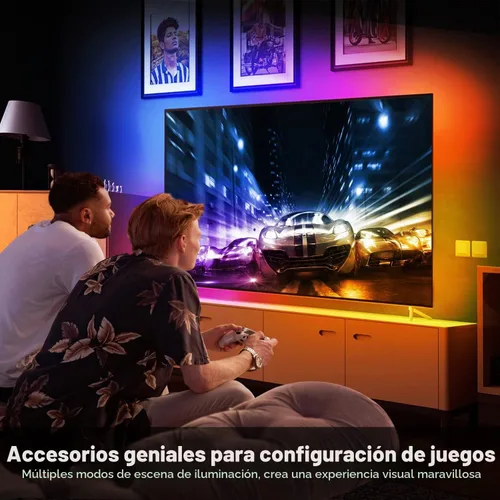 Vista 6 de DAYBETTER - Luces LED inteligentes con WiFi, controladas por la aplicación Tuya, funcionan con Alexa y Google Assistant, programación