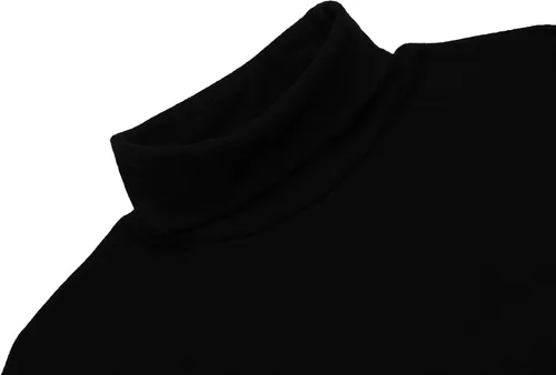Vista 4 de Poriff - Suéter térmico básico de cuello de tortuga, casual, entallado, para hombre