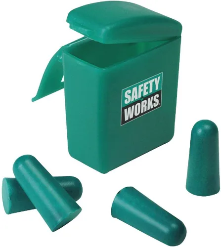 Vista 2 de Safety Works 818074 Tapones de espuma para los oídos con estuche, 2 pares