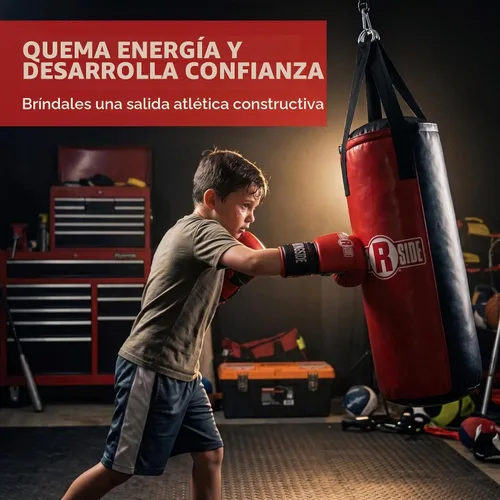 Vista 3 de Ringside Kit de saco de boxeo juvenil, talla única