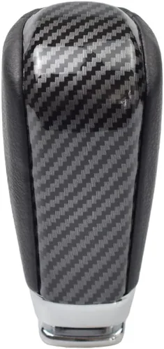 Vista 10 de para Toyota Prado FJ 150 Cruiser 2010 2011 2012 2013 2014 2015 2016 2017 de cuero transmisión automática perilla de cambio (negro)