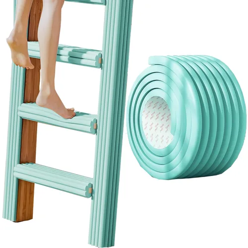 Vista 12 de Almohadillas para escalera de litera, cubierta autoadhesiva para escalera de litera, acolchado de espuma para escalón de litera, almohadillas