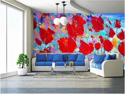 Vista 29 de wall26 - Mural adhesivo decorativo para pared (tamaño grande), WMR-WP-X-DD51-66x24x4 obra de arte 01