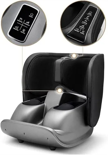 Vista 7 de TOEWOE Masajeador de pies con calor, masajeador Shiatsu de pies y pantorrillas, masajeador de pies de amasamiento profundo para aliviar el dolor