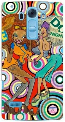 Vista 11 de MSOJ1C-ABWH-151-M827 Cute Dancers, Circle and Yellow Back Design by Artwork/for Xperia J1 Compact D5788/MVNO Smartphone (SIM Free Device)
