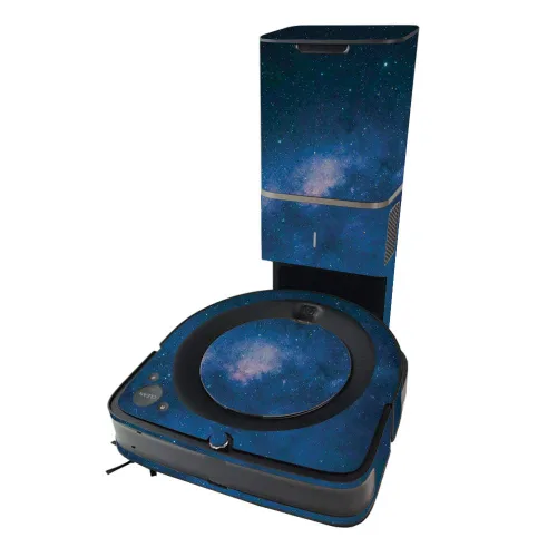 Vista 4 de MightySkins Skin compatible con iRobot Roomba s9+ Vacuum - Andromeda Cubierta de vinilo duradera y única Fácil de aplicar y cambiar de estilos