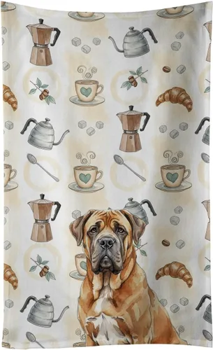 Vista 294 de Caroline's Treasures Afghan Hound - Toalla de cocina para barra de café, terciopelo frontal y lazo de algodón, lavable a máquina Sabueso afgano