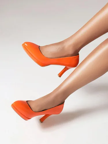 Vista 8 de XIEDA Zapatos de tacón alto con plataforma baja y punta puntiaguda para mujer