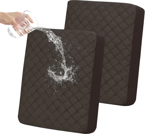 Vista 33 de Easy-Going Funda de cojín impermeable para silla, antideslizante, a prueba de fugas, acolchada y elástica, protector de muebles para perros, Beige