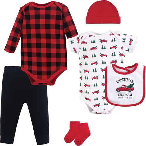 Vista 65 de Hudson Baby Juego de canastilla de algodón unisex para bebé Arcos de ballet Bunny