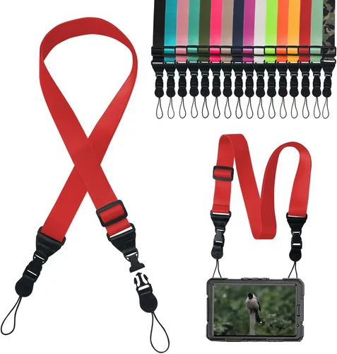 Vista 13 de Correa de hombro ajustable Gowjaw: Correa de nylon cómoda para iPad/Samsung Tablet con lanyard para el cuello, funda para iPad/cámara/binoculares