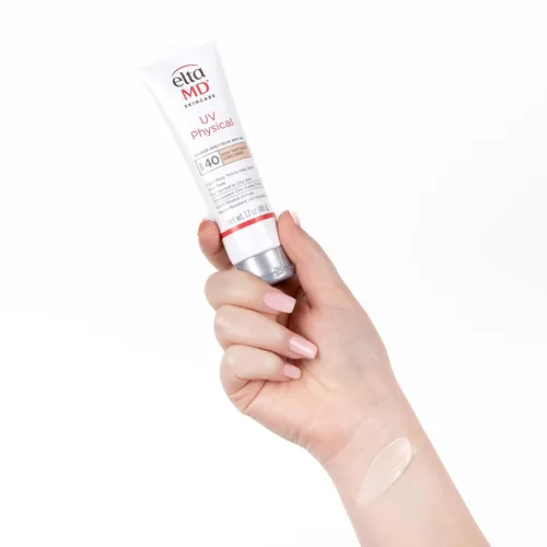 Vista 11 de EltaMD UV Physical Tinted 100% Mineral Face Sunscreen, SPF 40 and 41 Formulated with Antioxidants, 100% Mineral Actives, Transparent Zinc Oxide