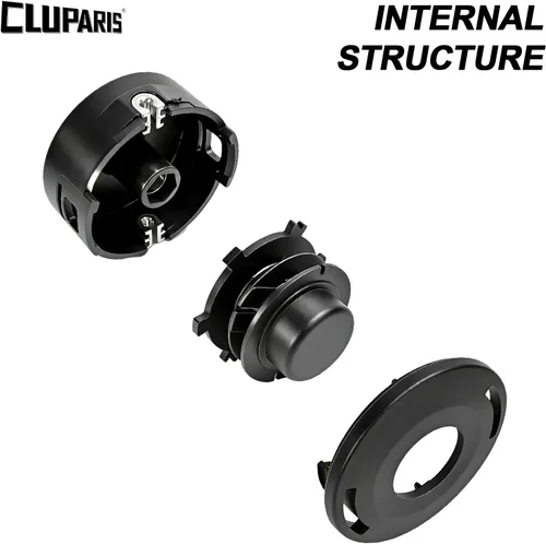 Vista 3 de Cluparis Cabezal recortador de 0.394 in x 1.0 L apto para Stihl FS56RC FS90R FS55 FS55R KM55 FS56 FS70 FS80R FS80R FS85 FS90 FS100RX FS120 FS130