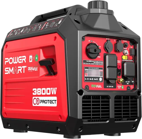 Vista 10 de PowerSmart Generador de inversor portátil de 3800 vatios para uso doméstico