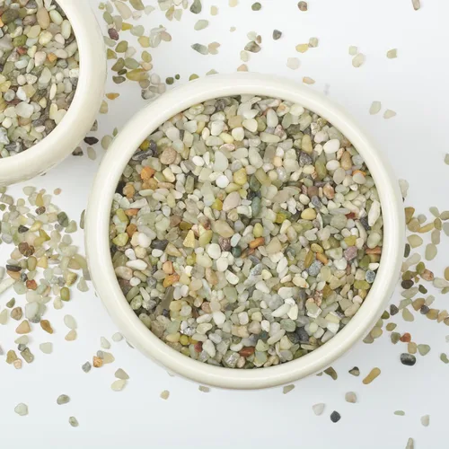 Vista 8 de Grava Decorativa Gris Pulida de 5 Libras – Piedras Naturales Sin Pulir de 1/5 Pulgada para Macetas, Suculentas, Rellenos de Jarrones, Peceras