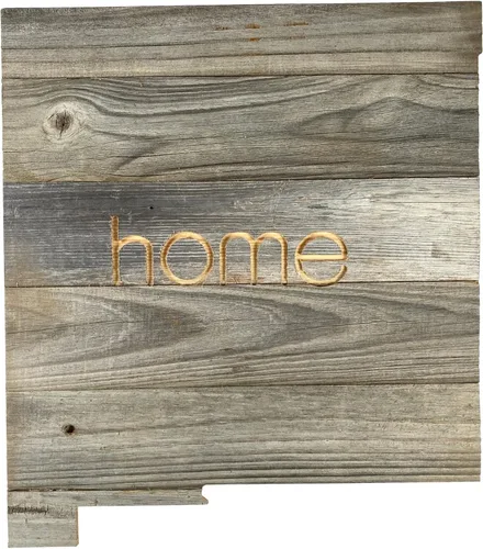 Vista 7 de Letrero de madera rústica de Alabama para casa de campo, decoración del hogar de pared estatal, es un gran regalo temático de AL para recién