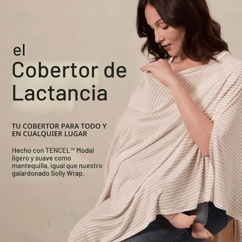 Vista 3 de Solly Baby Cobertor de Lactancia, Ultra-Transpirable, Ligero Cobertor para Amamantar, Tela Suave como Mantequilla, Ajuste Universal, Artículos Ballet
