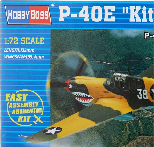 Vista 2 de Hobby Boss P-40E Kittyhawk Kit de construcción de modelo de avión