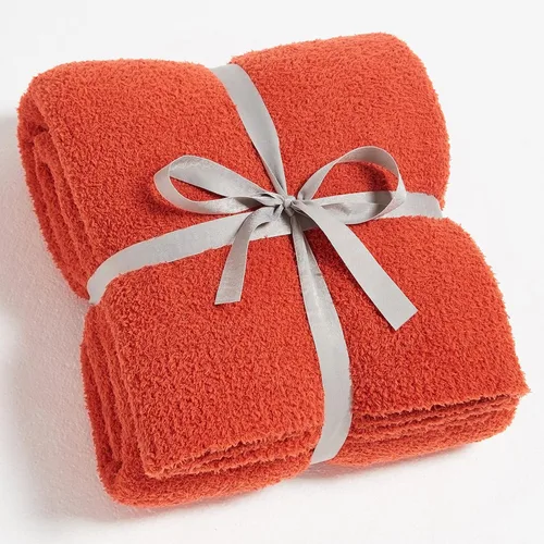 Vista 15 de CYMULA Manta de Punto Súper Suave Tamaño Throw Beige - Ligera Afelpada Esponjosa Mullida Cálida Acogedora Mantas y Throws para Sofá Cama Uso