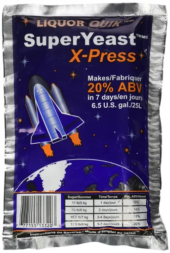 Vista 5 de Licor Quik Super Levadura X-Press (hace 6,5 US gal./25L)