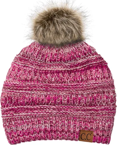 Vista 163 de C.C Trendy Warm Chunky Soft Stretch Cable Knit Beanie