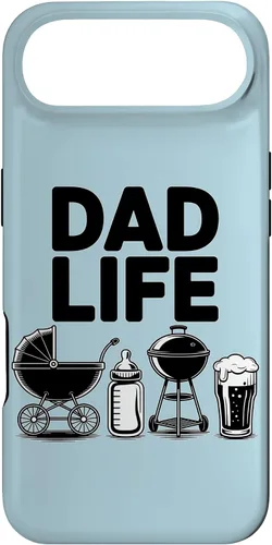 Vista 27 de Dad Life Beer Stroller Bottle Grill Adorable Father Case for iPhone 16
