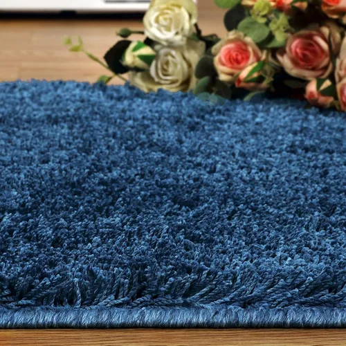 Vista 6 de Fashionwu Alfombra grande de 8 x 10 pies, para dormitorio, oficina, moderna, elegante, de hilo teñido, de alta resistencia, calidad de hotel