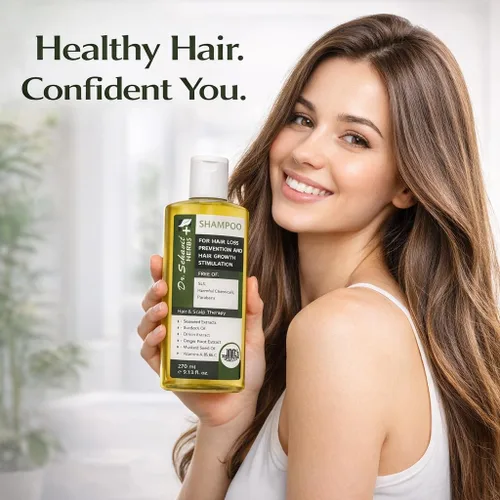Vista 5 de Herbs+ Champú de hierbas para la prevención de la pérdida de cabello y la estimulación del crecimiento del cabello 9.13 fl.oz