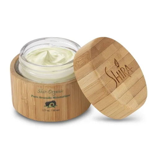 Vista 7 de Shira Shir Crema hidratante orgánica de aguacate para piel madura seca, crema facial hidratante las 24 horas con vitaminas A, B, D y E para piel
