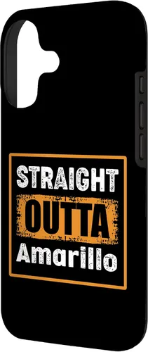 Vista 2 de Straight Outta Amarillo Texas USA Retro Distressed Vintage Case for iPhone 17