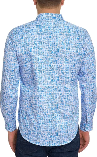 Vista 2 de Robert Graham Camisa de manga larga con botones Edens para hombre