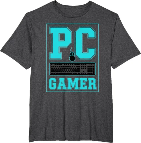 Vista 68 de PC Gamer Gaming Teclado Ratón Esports Computer Fan Camiseta