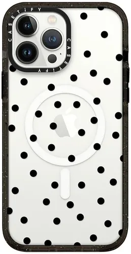 Vista 14 de CASETiFY Funda Impact para iPhone 13 [Protección contra caídas de grado militar 4X de 8.2 pies/Compatible con Magsafe] - #1 Mom - Transparente